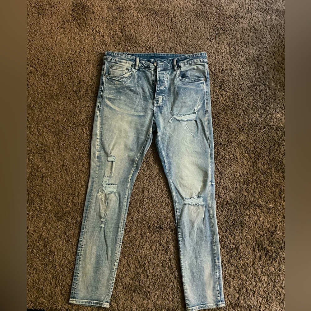 Ksubi Chitch Punk Blue Thrashed Jeans